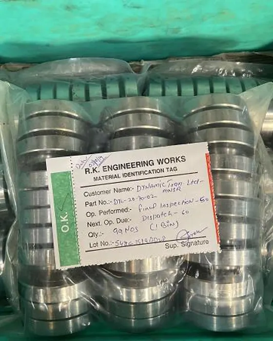 Every bin tagged: part, operation, lot, signature